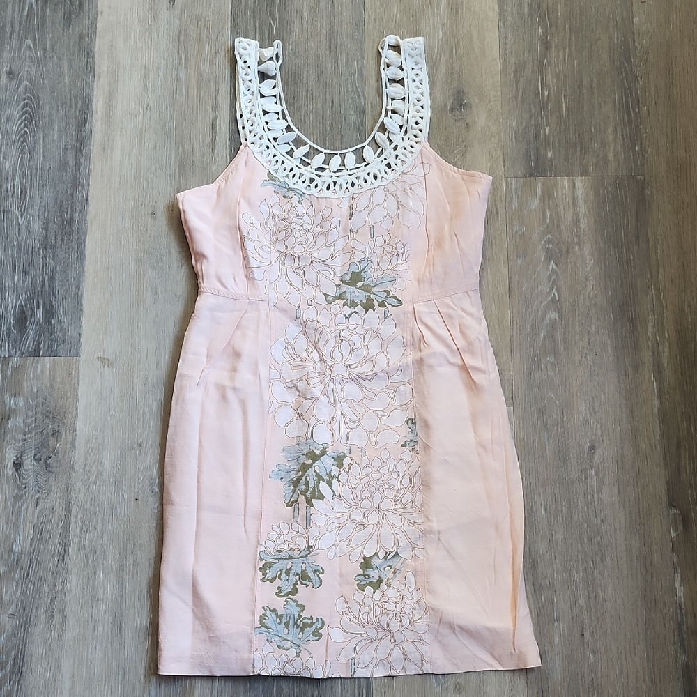 FREE PEOPLE Pink Floral Dress